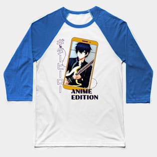 Anime Guitar God Baseball T-Shirt